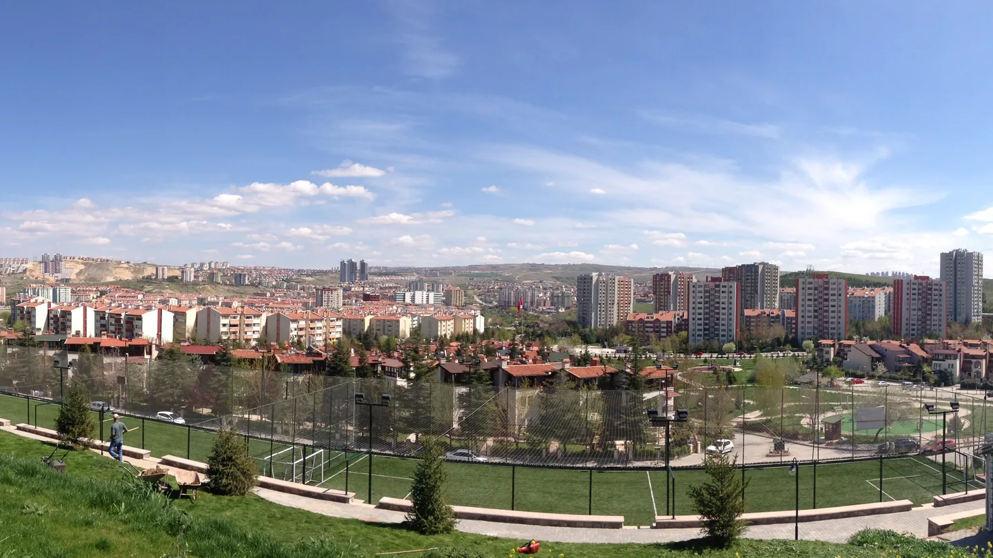 Çayyolu ve çevresinden şehir panoraması