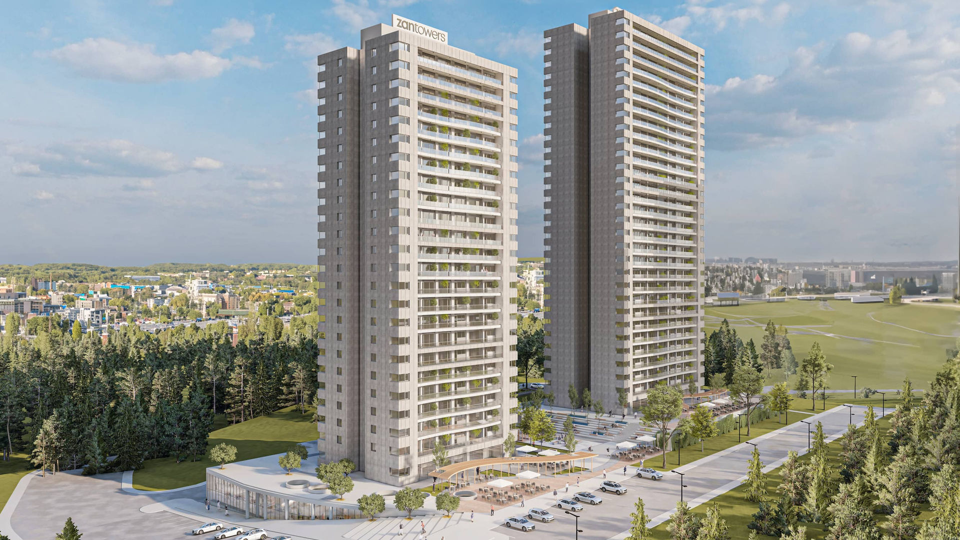 Zan Towers proje görünümü | Konutkent Gayrimenkul
