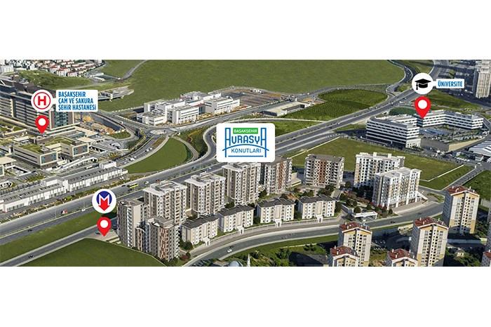 Başakşehir Avrasya Konutları proje görseli