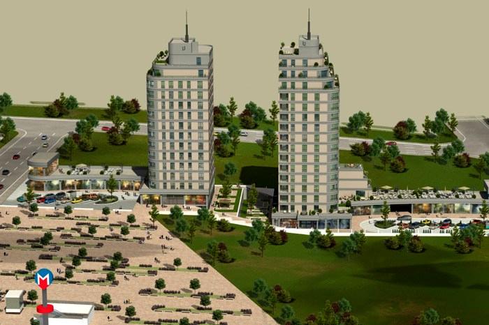 Huzzak Tower Metro proje görseli